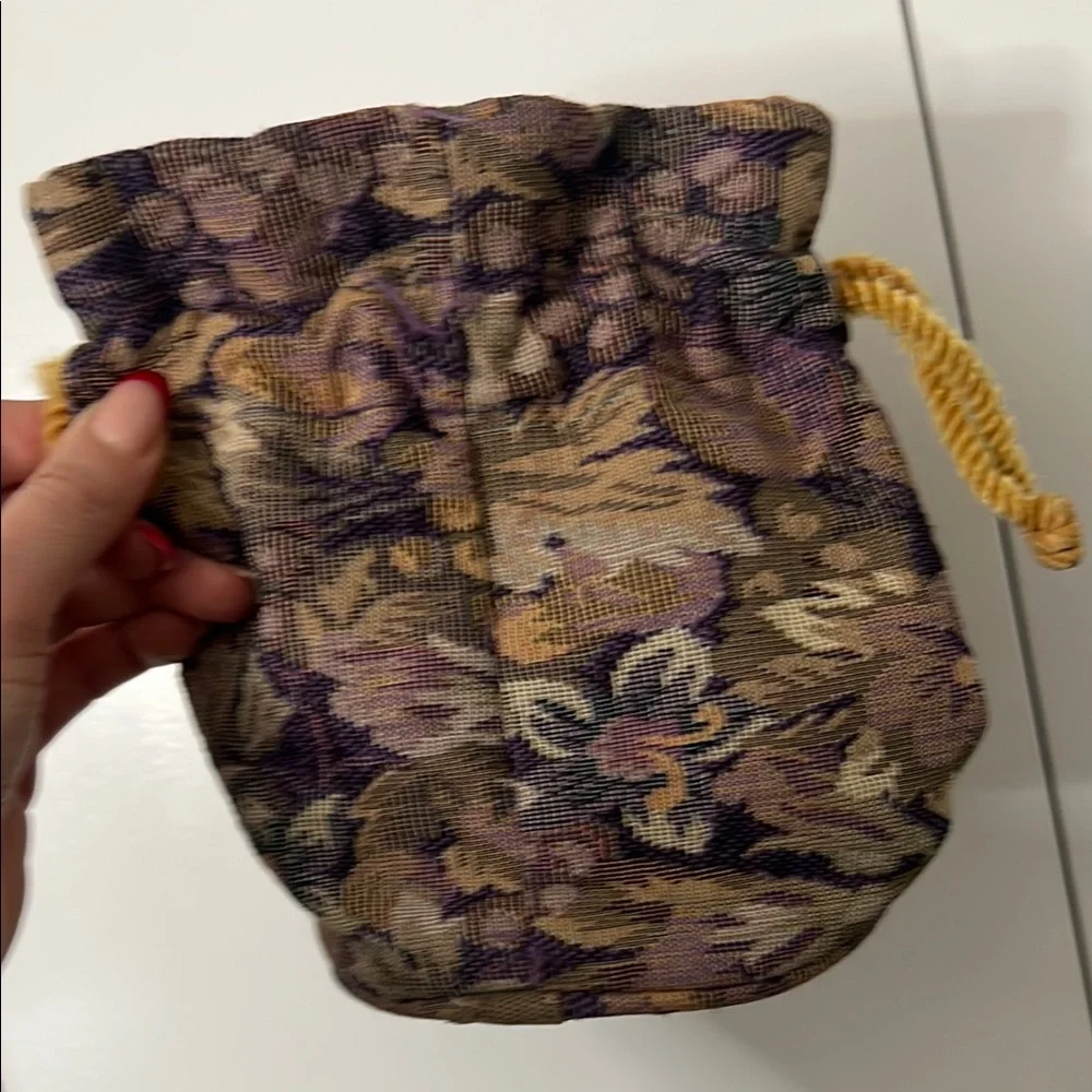 Floral Drawstring Pouch - Picture 1 of 5